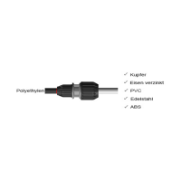 PP/PE Fitting Globale Übergangskupplung Klemm x Klemm