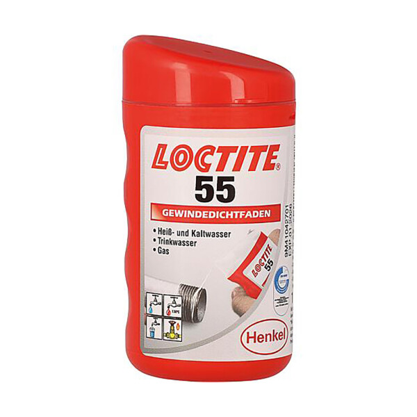 Gewindedichtfaden Loctite 55 (DVGW / ÖVGW) 160 m